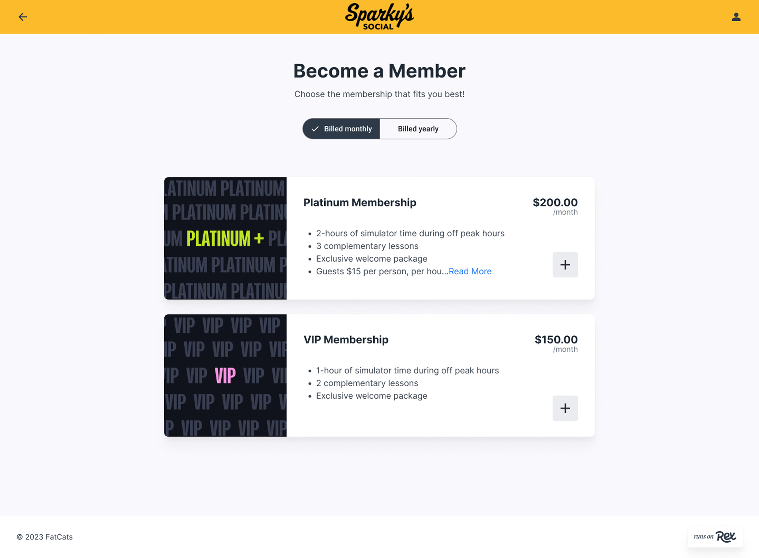 Rex marketing tools and membership plans